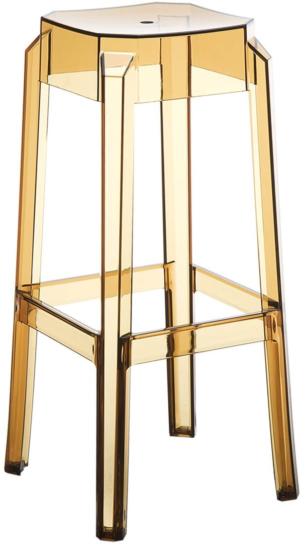 Hoker barowy Fox transparent bernsteinowy, nowoczesny design