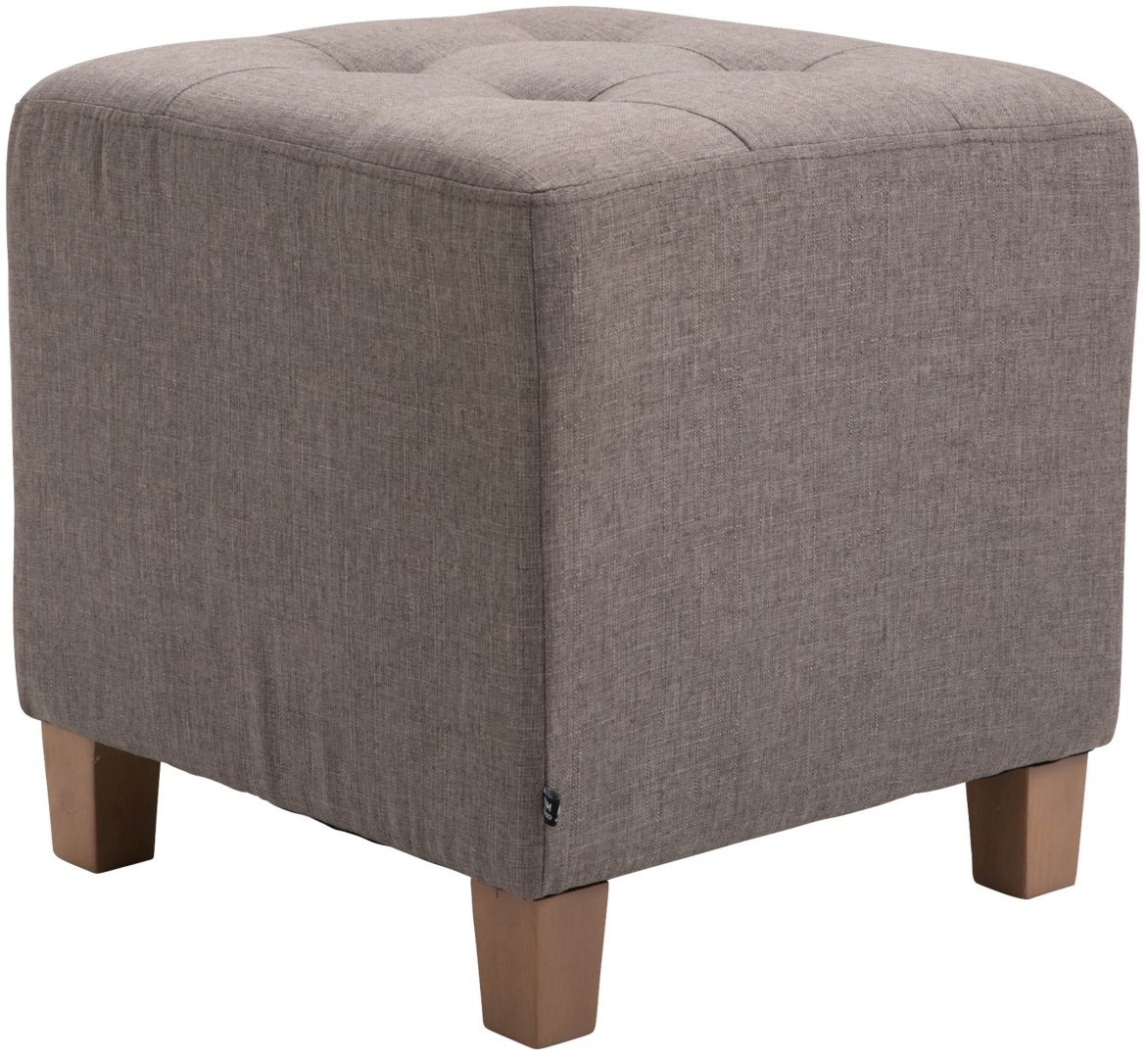 Hoker barowy Pharao taupe, tapicerowany, z drewna