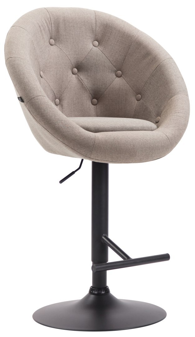 Hoker barowy London V2 tkanina taupe obrotowy