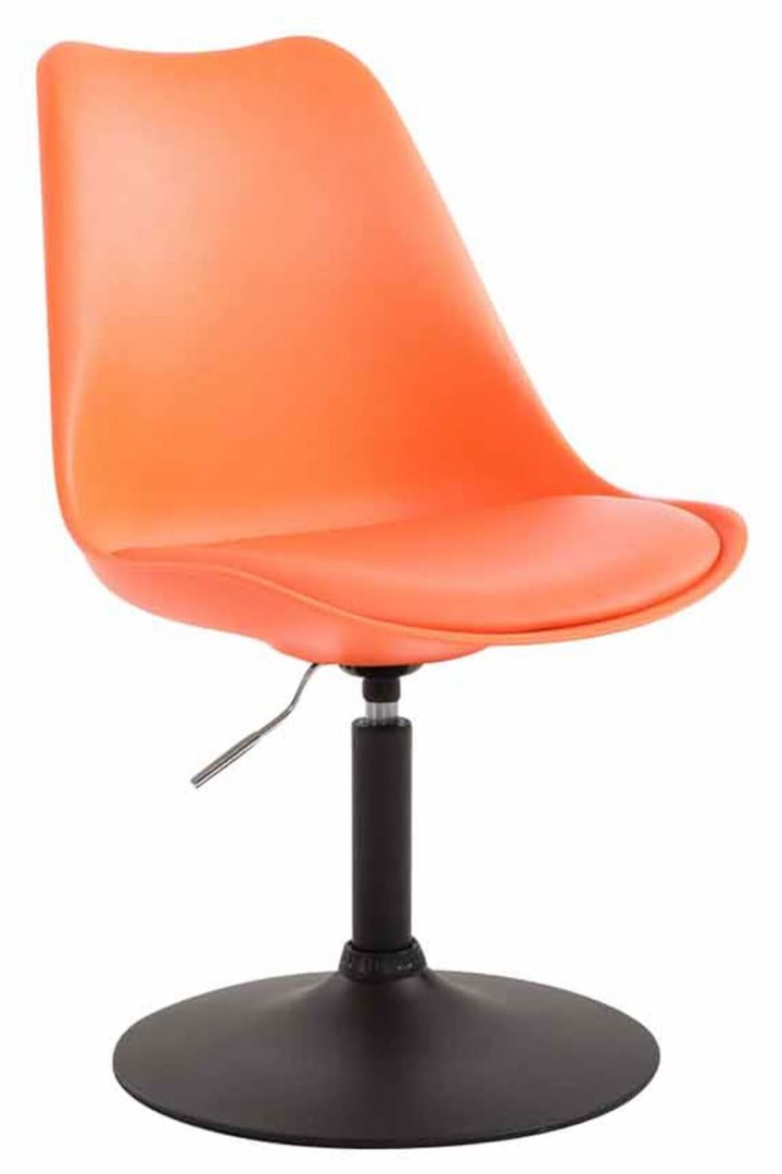 Hoker barowy Maverick B z tworzywa, pomarańczowy, regulowany - 4 sztuki