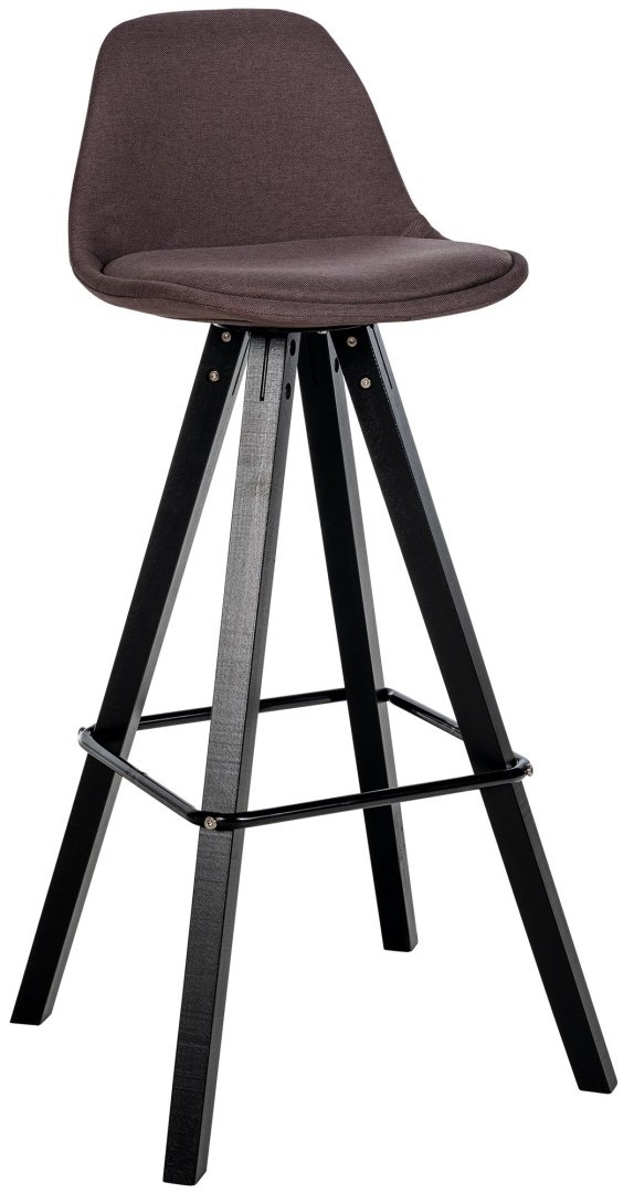 Hoker barowy Corbin brązowy tkanina nowoczesny design