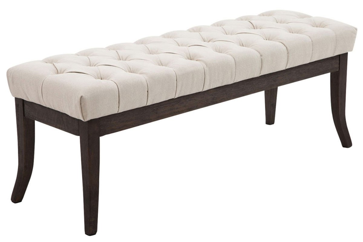 Sofa Ramses z tkaniny w kolorze kremowym 120 cm