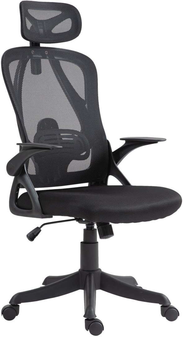 Fotel biurowy Taos czarny z ergonomicznymi funkcjami