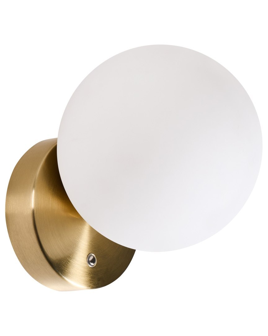 Lampa ścienna LED TEIFI Ze ściemniaczem Szkło Biały