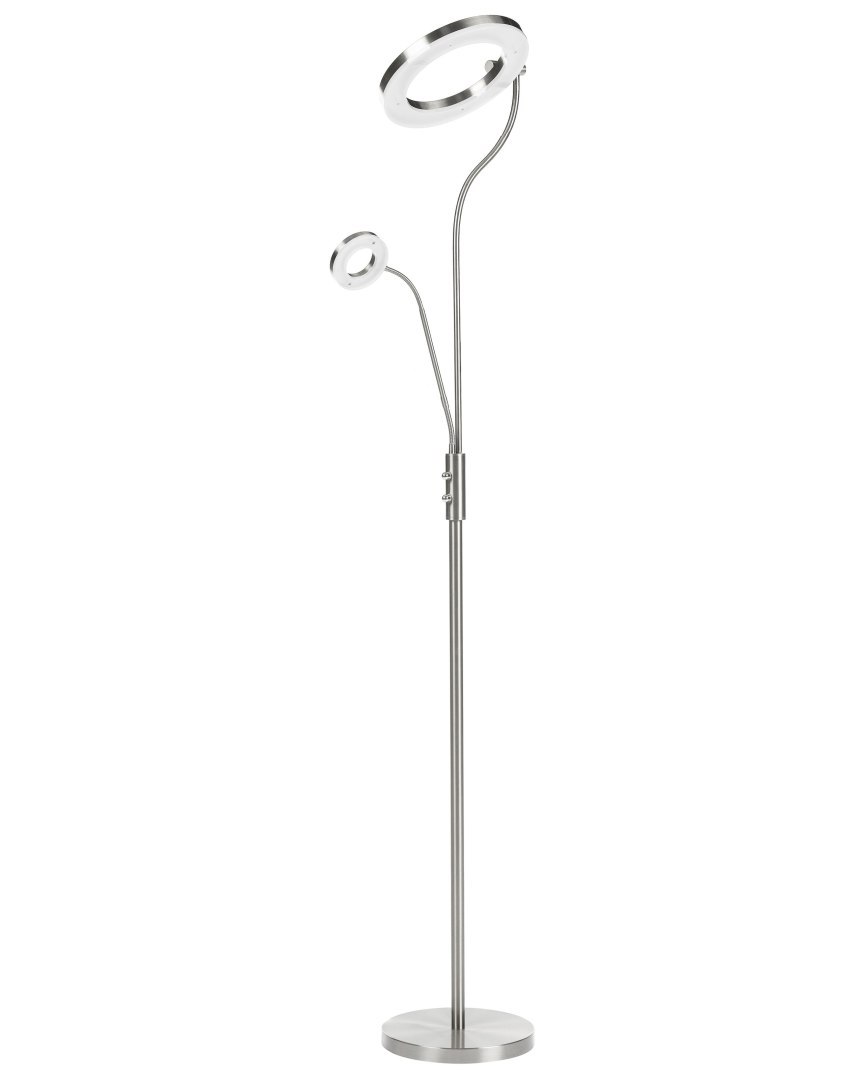 Lampa podłogowa LED AFTON Metal Srebrny