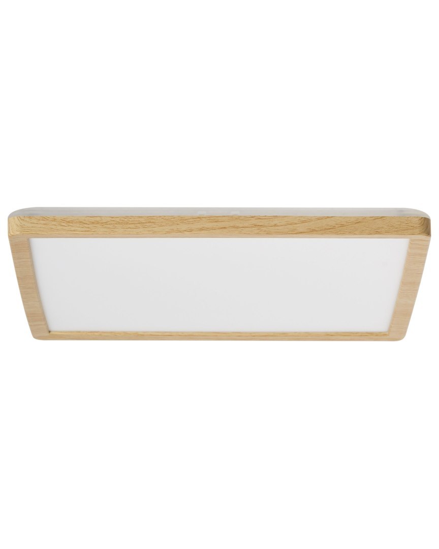 Lampa sufitowa LED TIVORA Z pilotem Ze ściemniaczem Jasnobrązowy