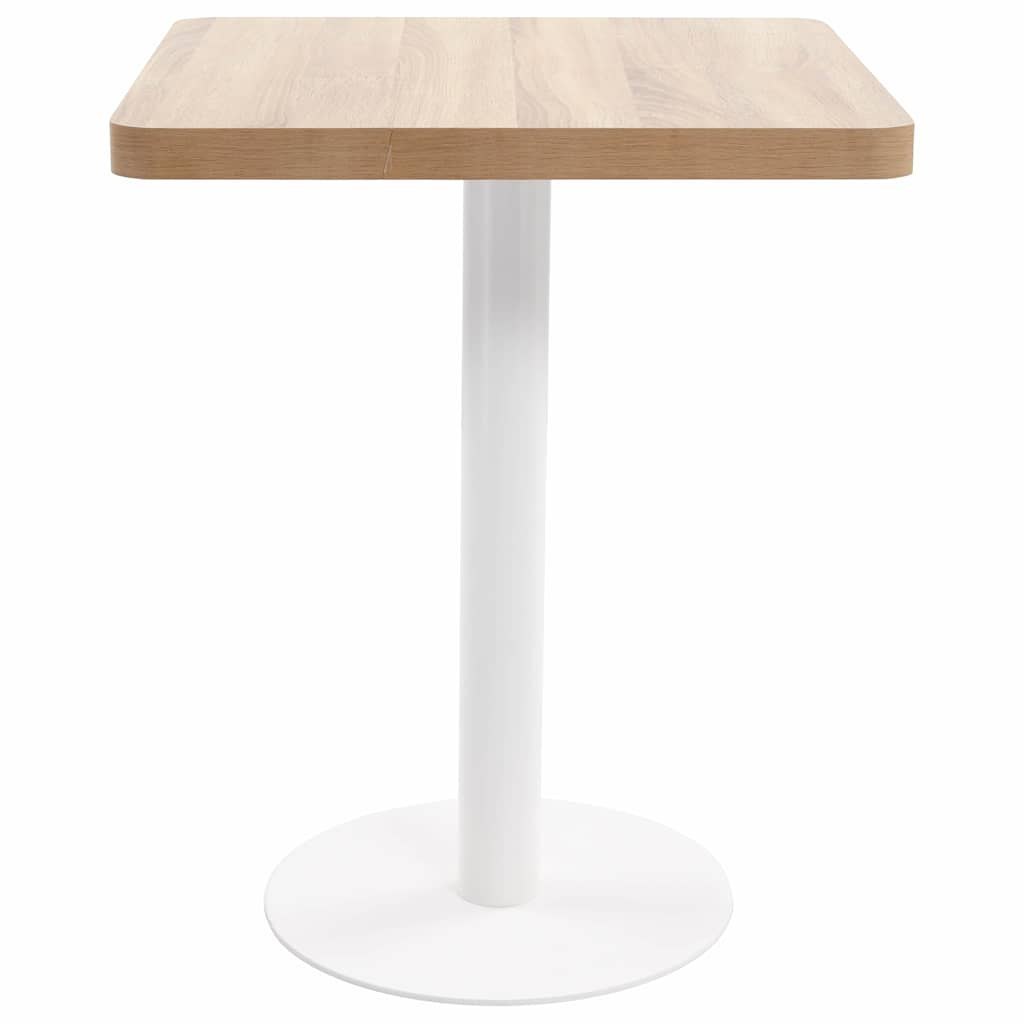 Stolik bistro, jasnobrązowy, 60x60 cm, MDF