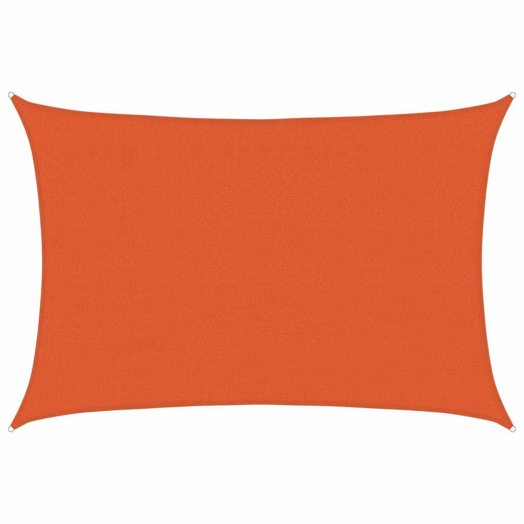 Żagiel przeciwsłoneczny, 160 g/m², prostokątny, 4x5 m, HDPE