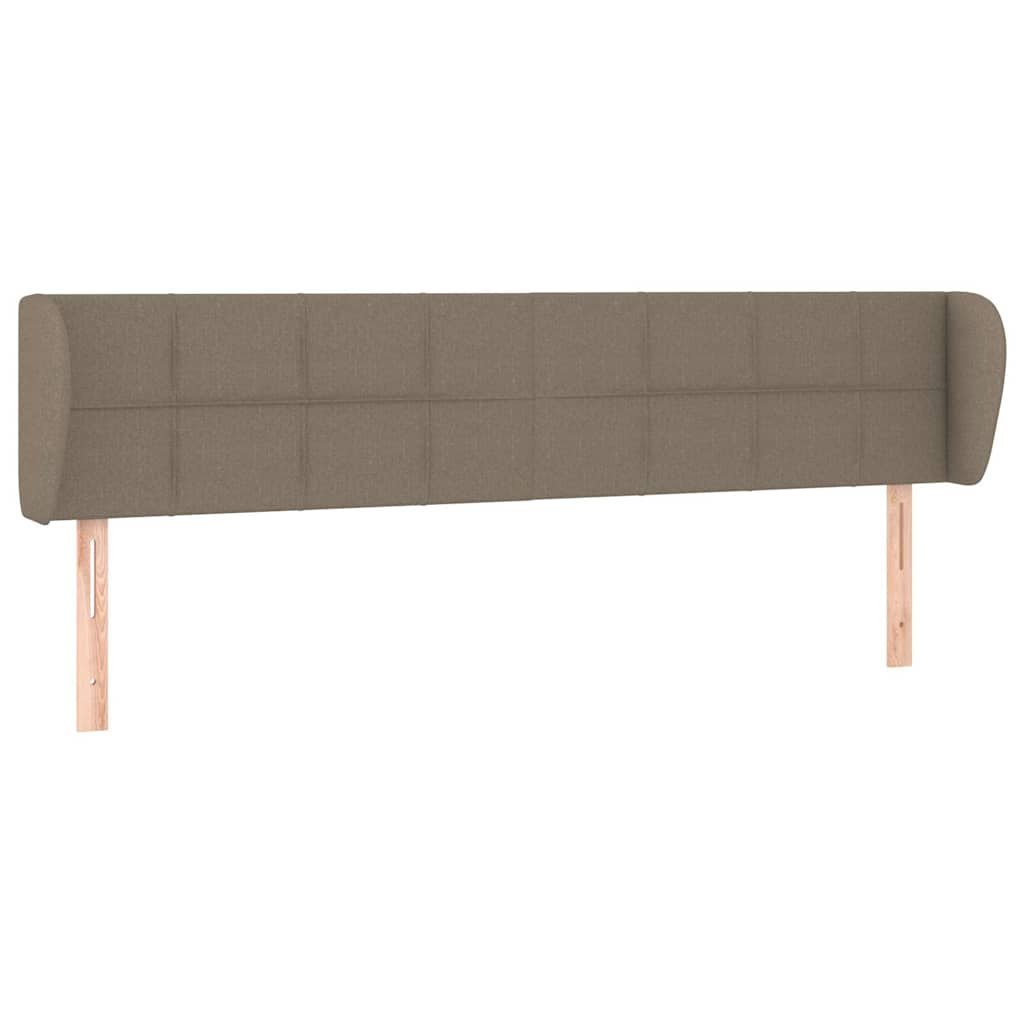Zagłówek uszak, taupe, 183x23x78/88 cm, tkanina