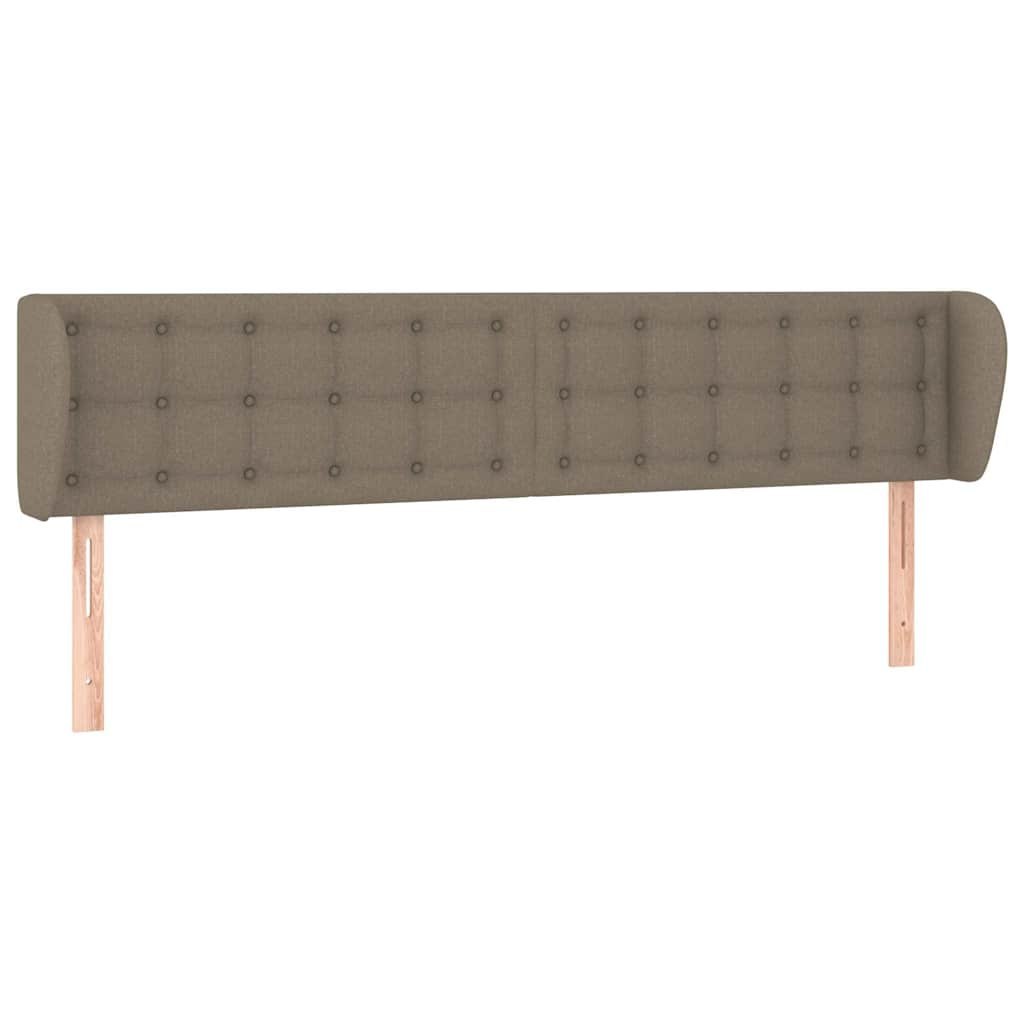 Zagłówek uszak, taupe, 163x23x78/88 cm, tkanina