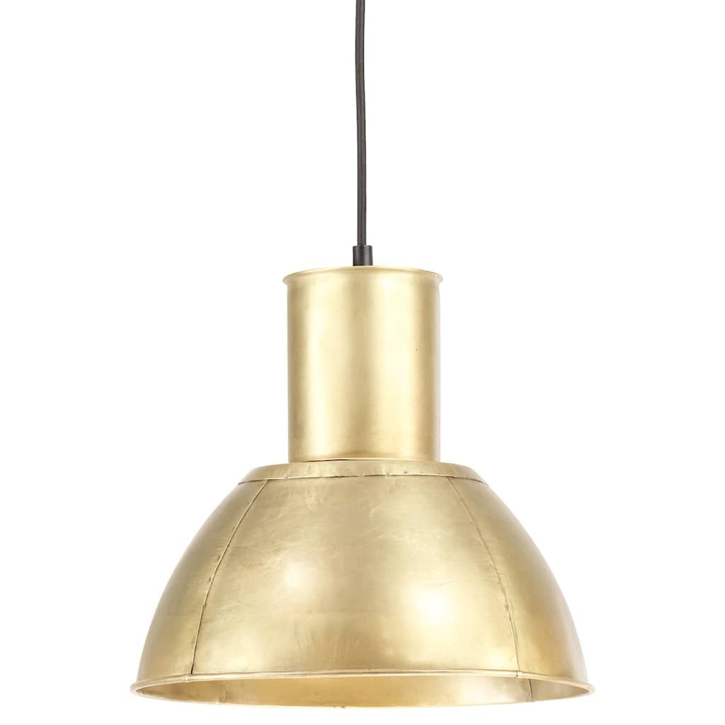 Lampa wisząca, 25 W, kolor mosiądzu, okrągła, 28,5 cm, E27