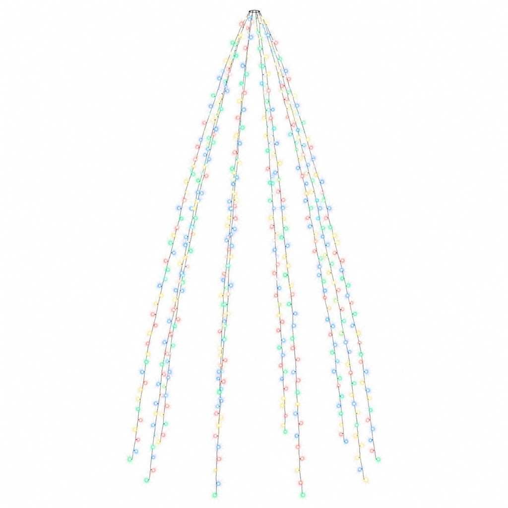 Lampki na choinkę, 500 kolorowych LED, 500 cm, wewn./zewn.