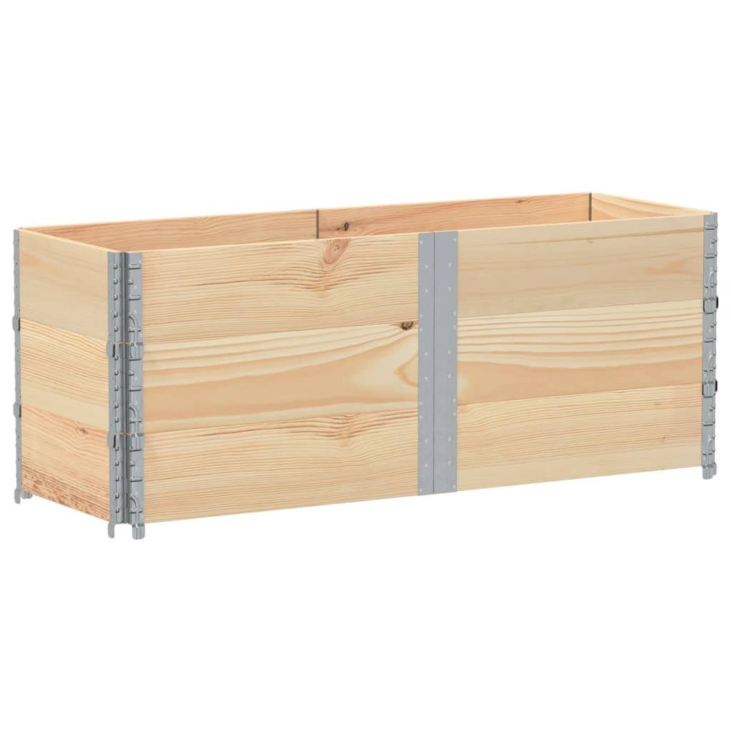 Nadstawki paletowe, 3 szt., 150x50 cm, drewno sosnowe