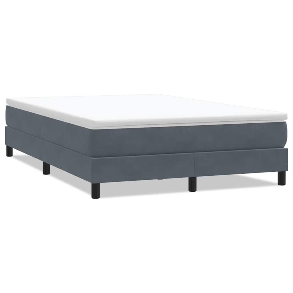 Łóżko typu Box Spring bez materaca Ciemnoszary 160x220 cm