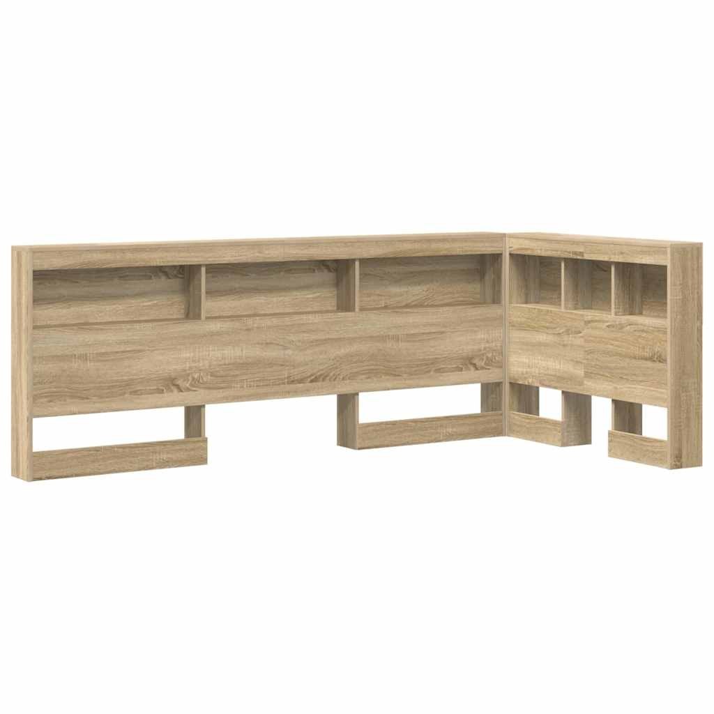 Zagłówek do przechowywania Dąb Sonoma 80 cm Drewno inżynieryjne