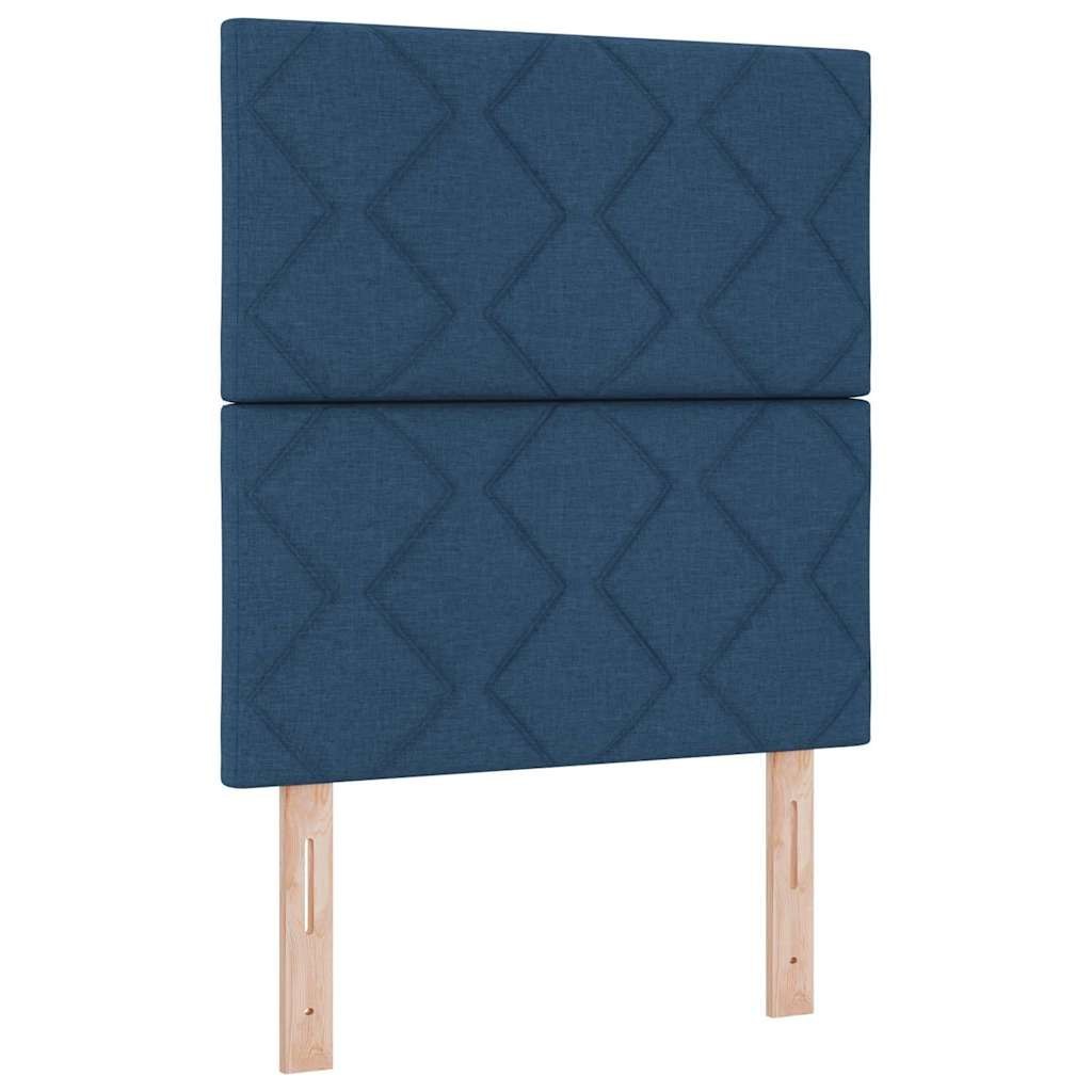 Zagłówek Niebieski 80 cm tkanina