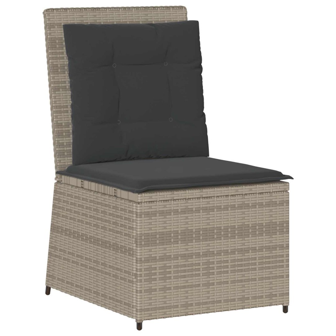 Sofa Ogrodowa Jasnoszary polirattan
