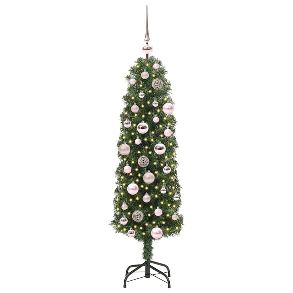 Sztuczna choinka z podstawą Zielony 120 cm PVC, stal i plastik