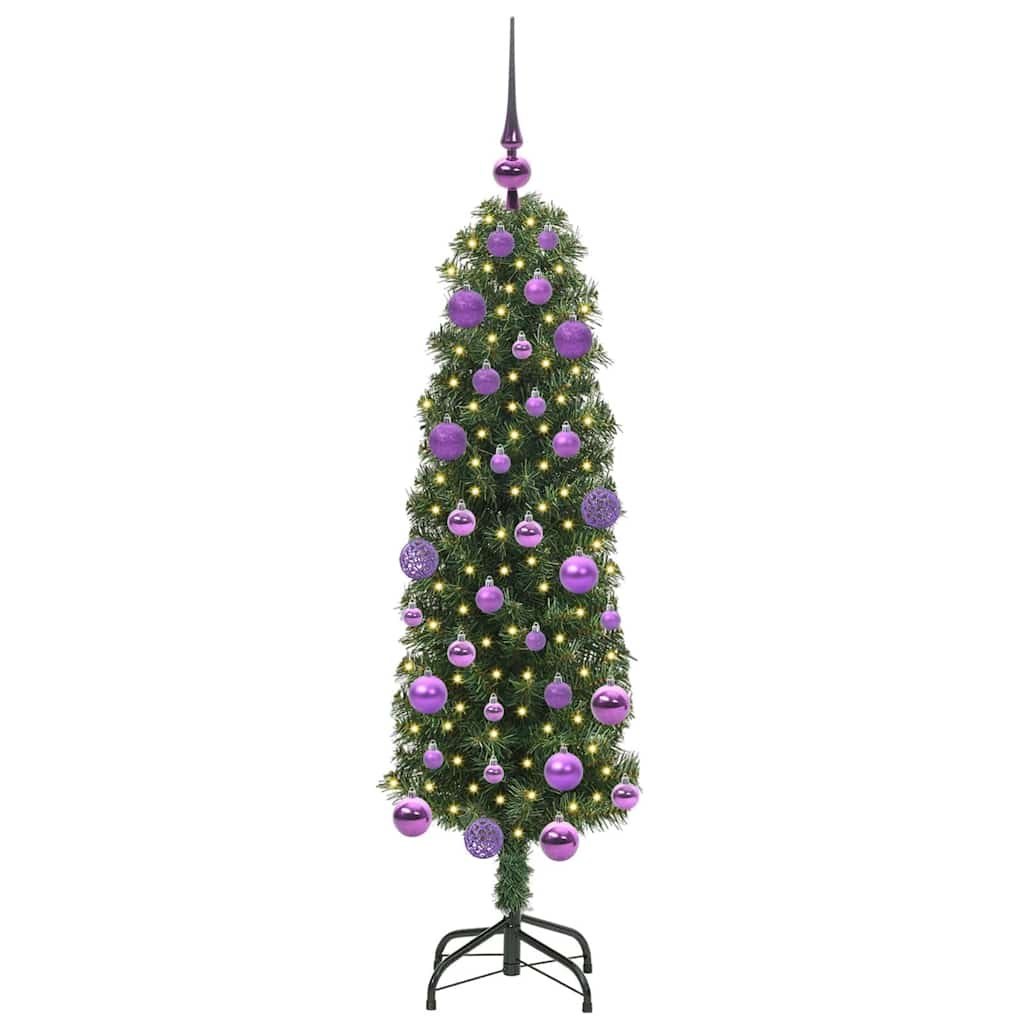 Sztuczna choinka z podstawą Zielony 120 cm PVC, stal i plastik