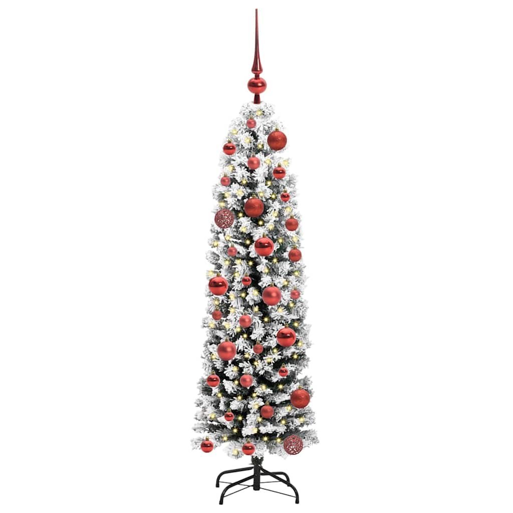 Sztuczna choinka z podstawą Zielony 120 cm PVC, stal i plastik