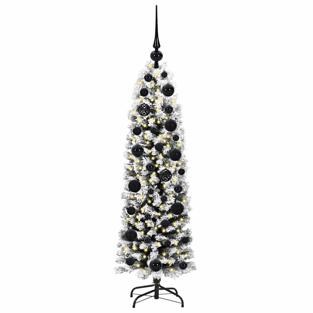 Sztuczna choinka z podstawą Zielony 120 cm PVC, stal i plastik