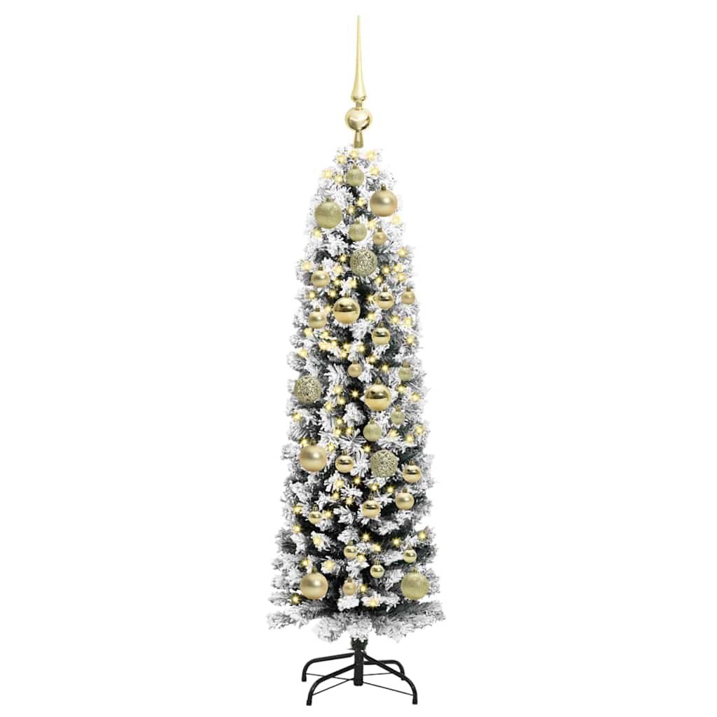 Sztuczna choinka z podstawą Zielony 120 cm PVC, stal i plastik