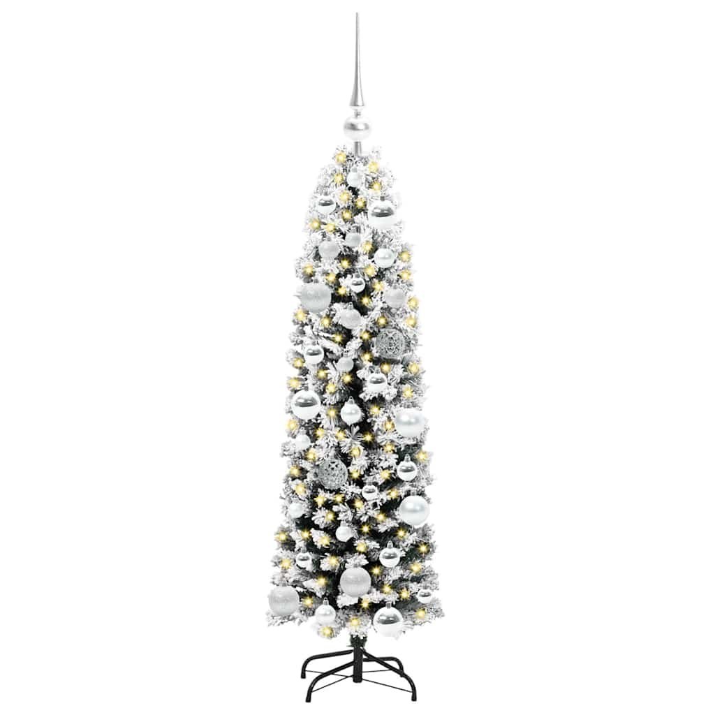 Sztuczna choinka z podstawą Zielony 120 cm PVC, stal i plastik