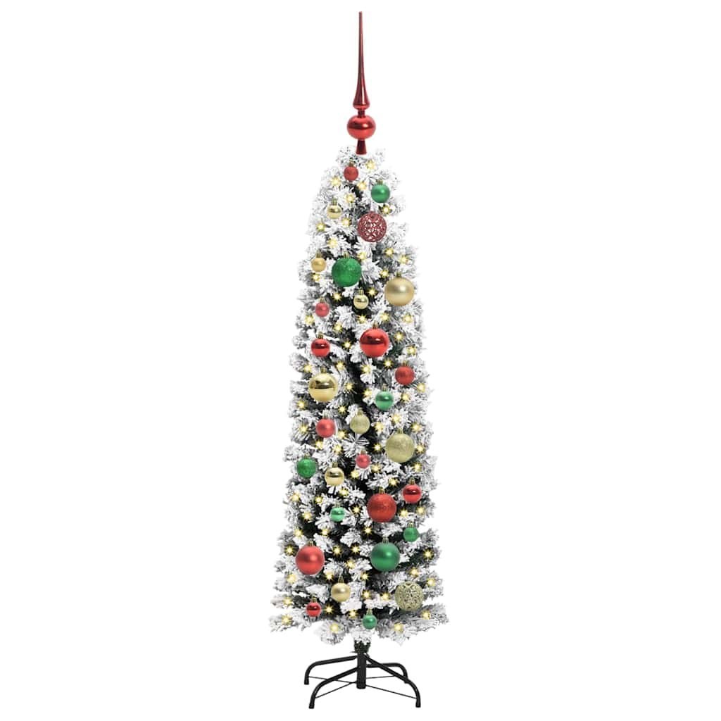 Sztuczna choinka z podstawą Zielony 120 cm PVC, stal i plastik
