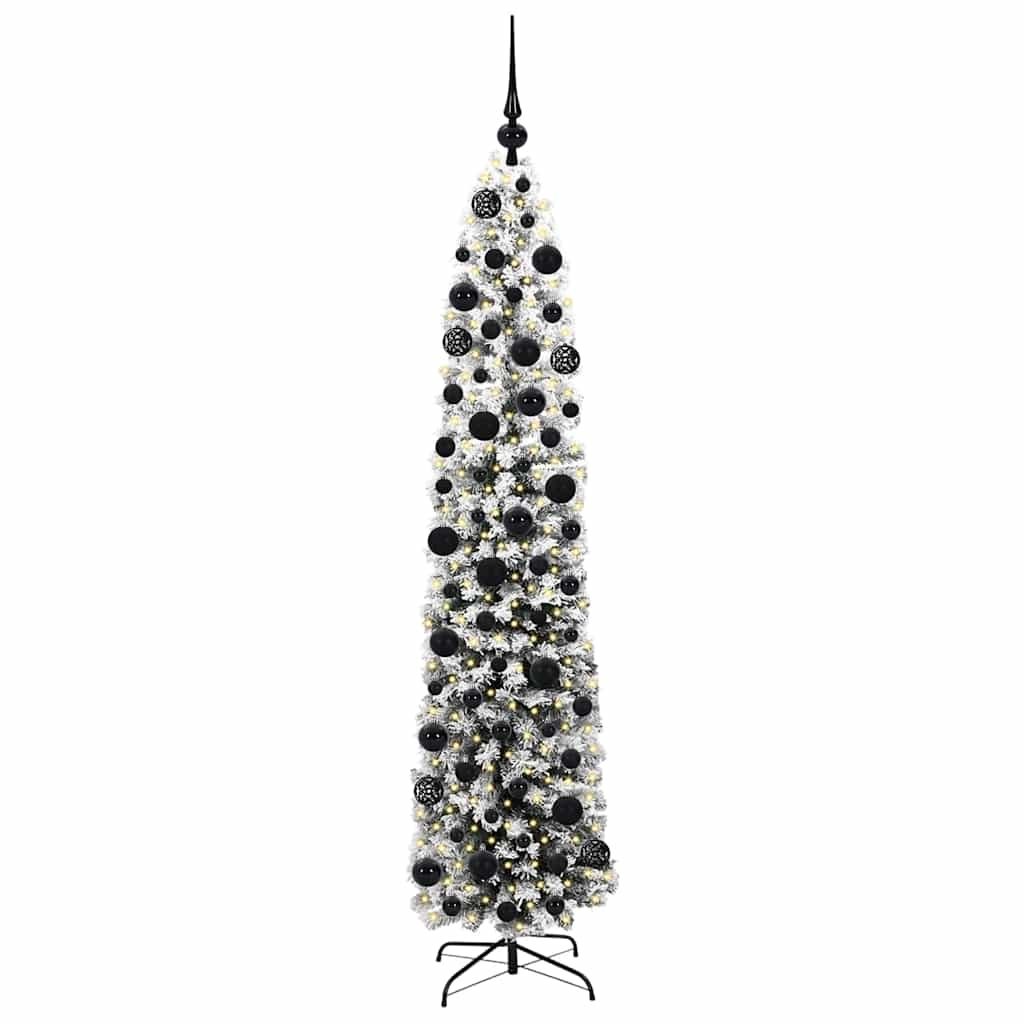 Sztuczna choinka z podstawą Zielony 180 cm PVC, stal i plastik