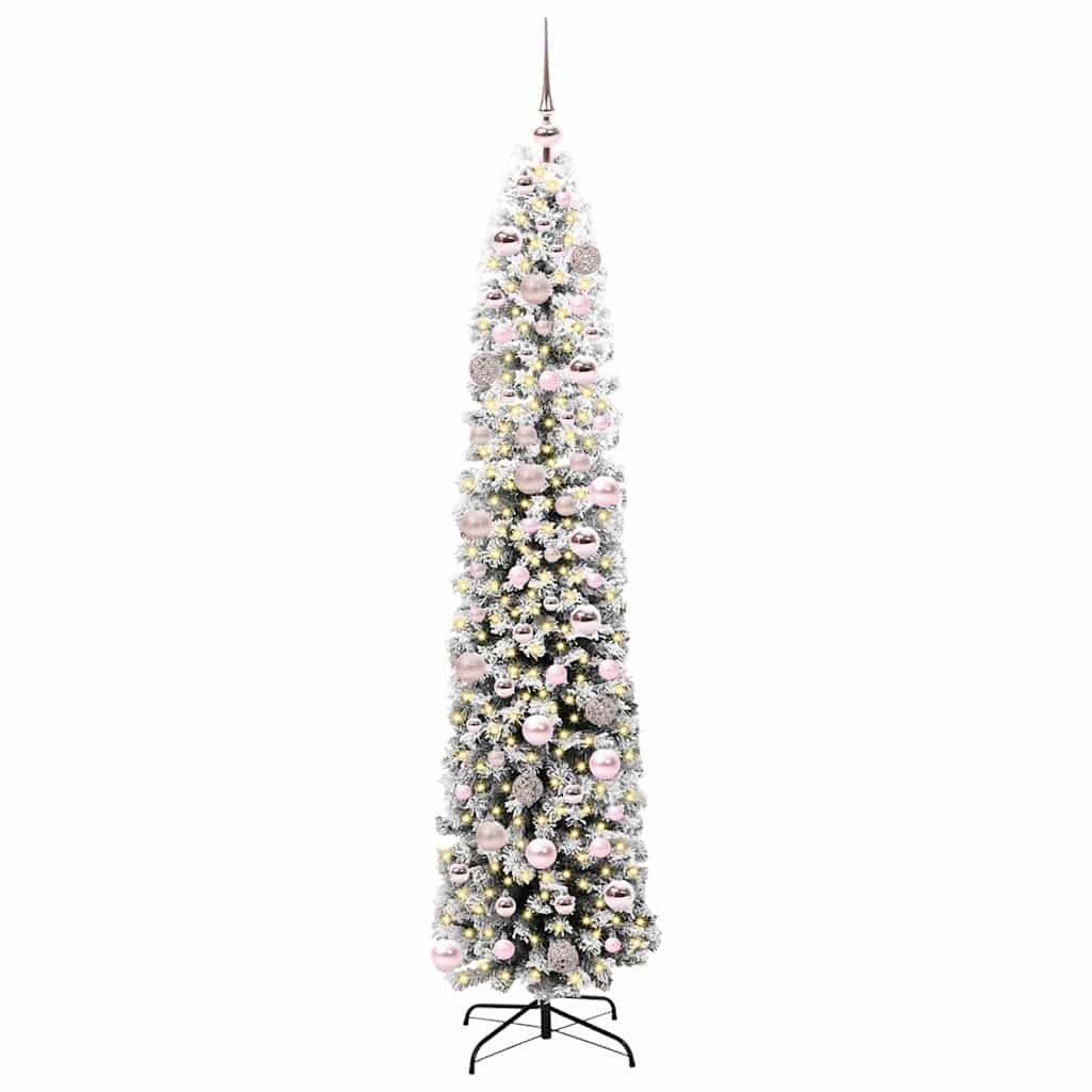 Sztuczna choinka z podstawą Zielony 180 cm PVC, stal i plastik