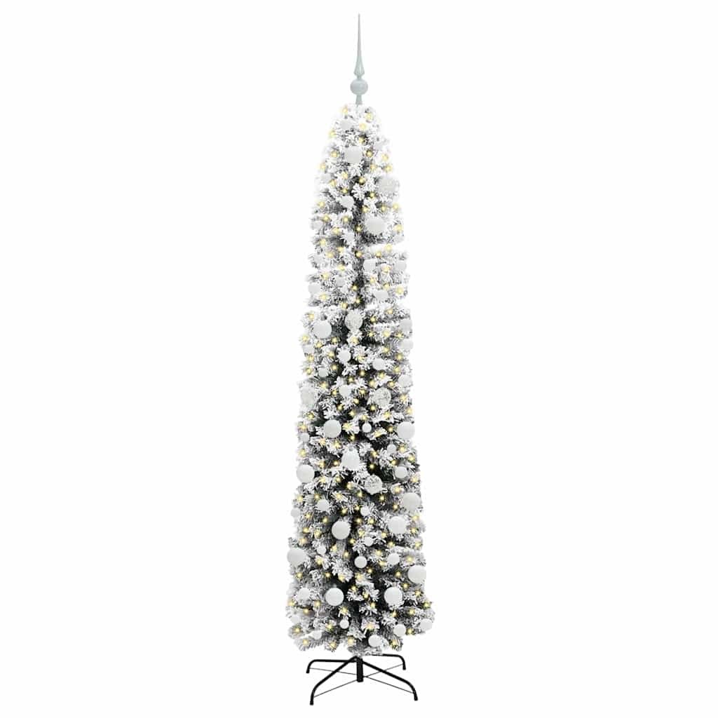 Sztuczna choinka z podstawą Zielony 180 cm PVC, stal i plastik
