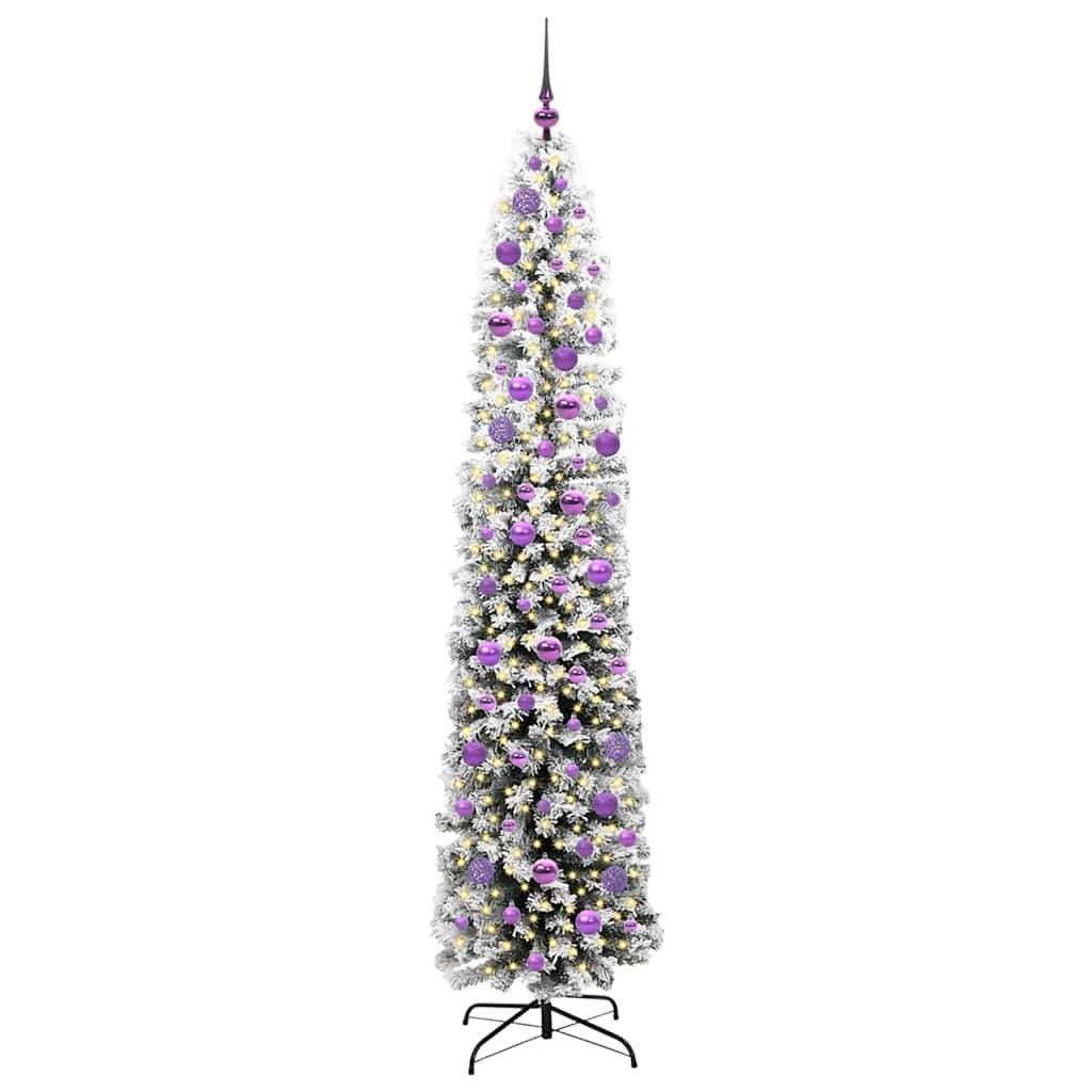 Sztuczna choinka z podstawą Zielony 210 cm PVC, stal i plastik