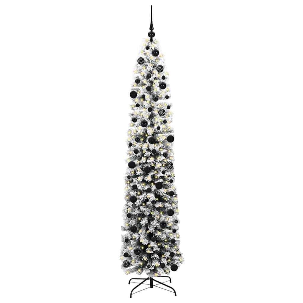 Sztuczna choinka z podstawą Zielony 240 cm PVC, stal i plastik
