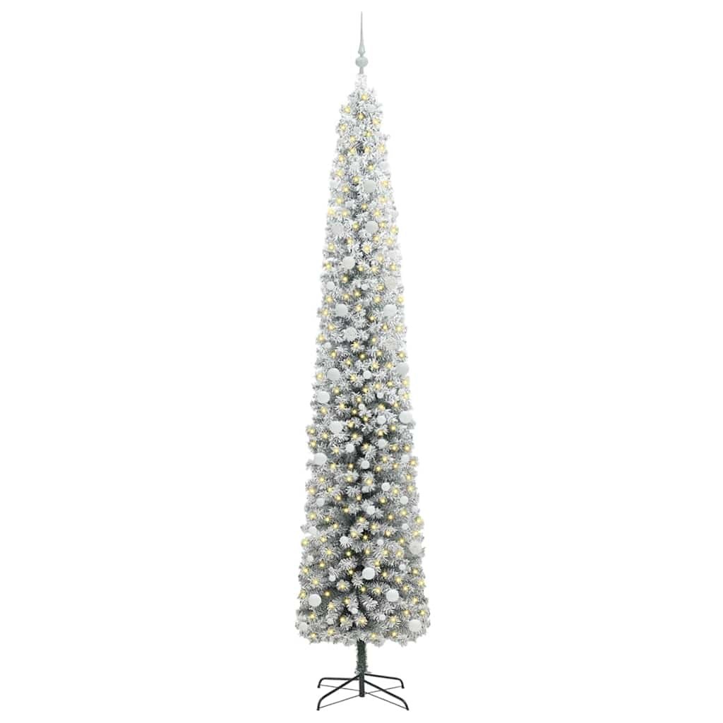 Sztuczna choinka z podstawą Zielony 300 cm PVC, stal i plastik