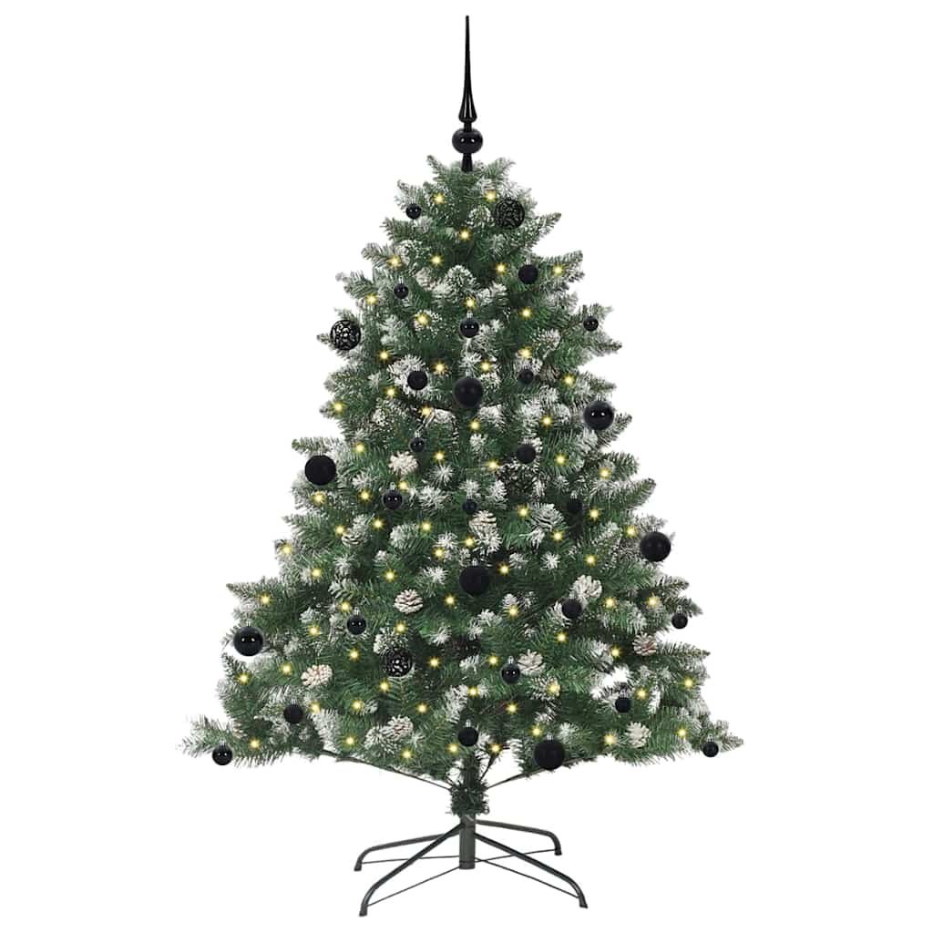 Sztuczna choinka Zielony 150 cm PVC, plastik i stal