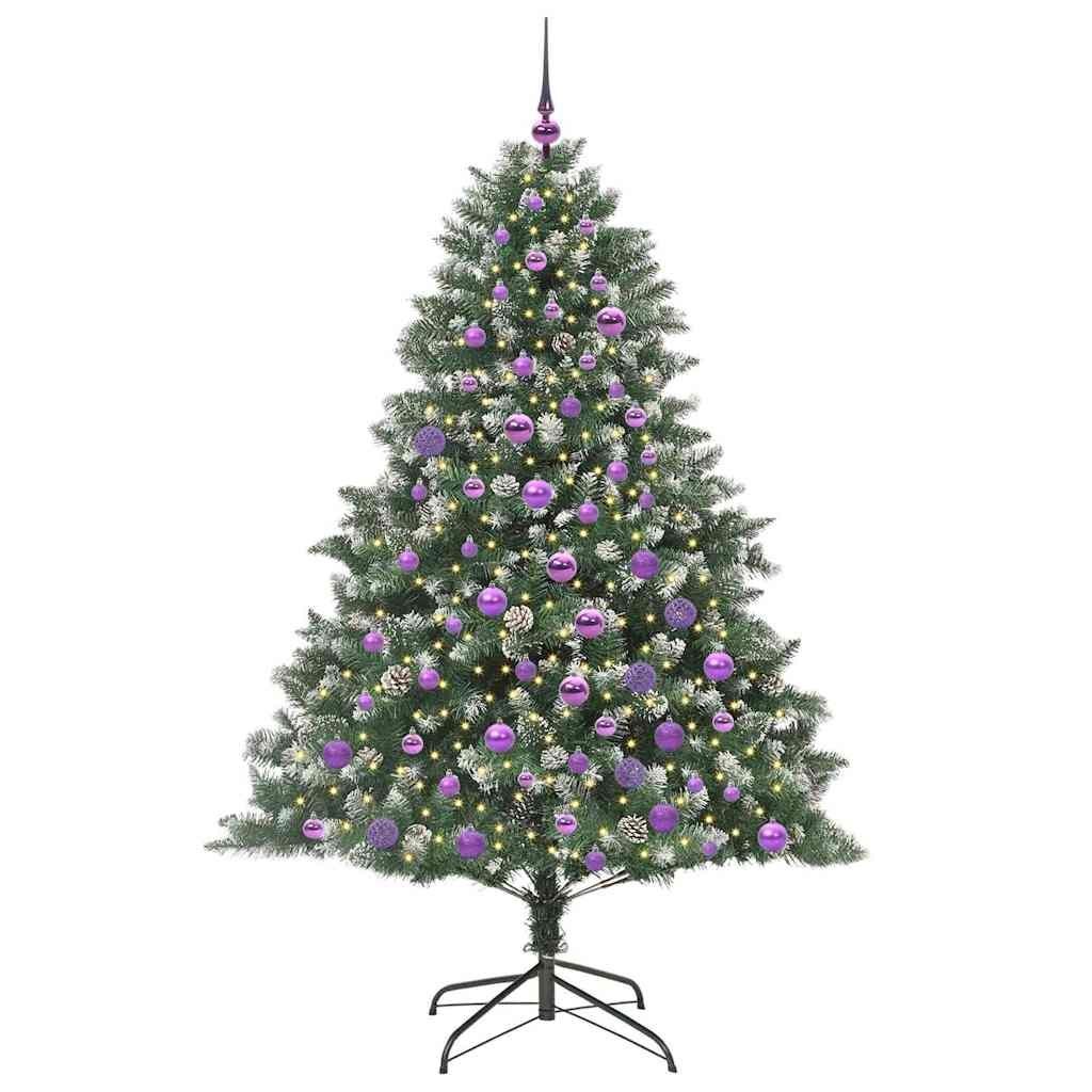 Sztuczna choinka Zielony 180 cm PVC, plastik i stal