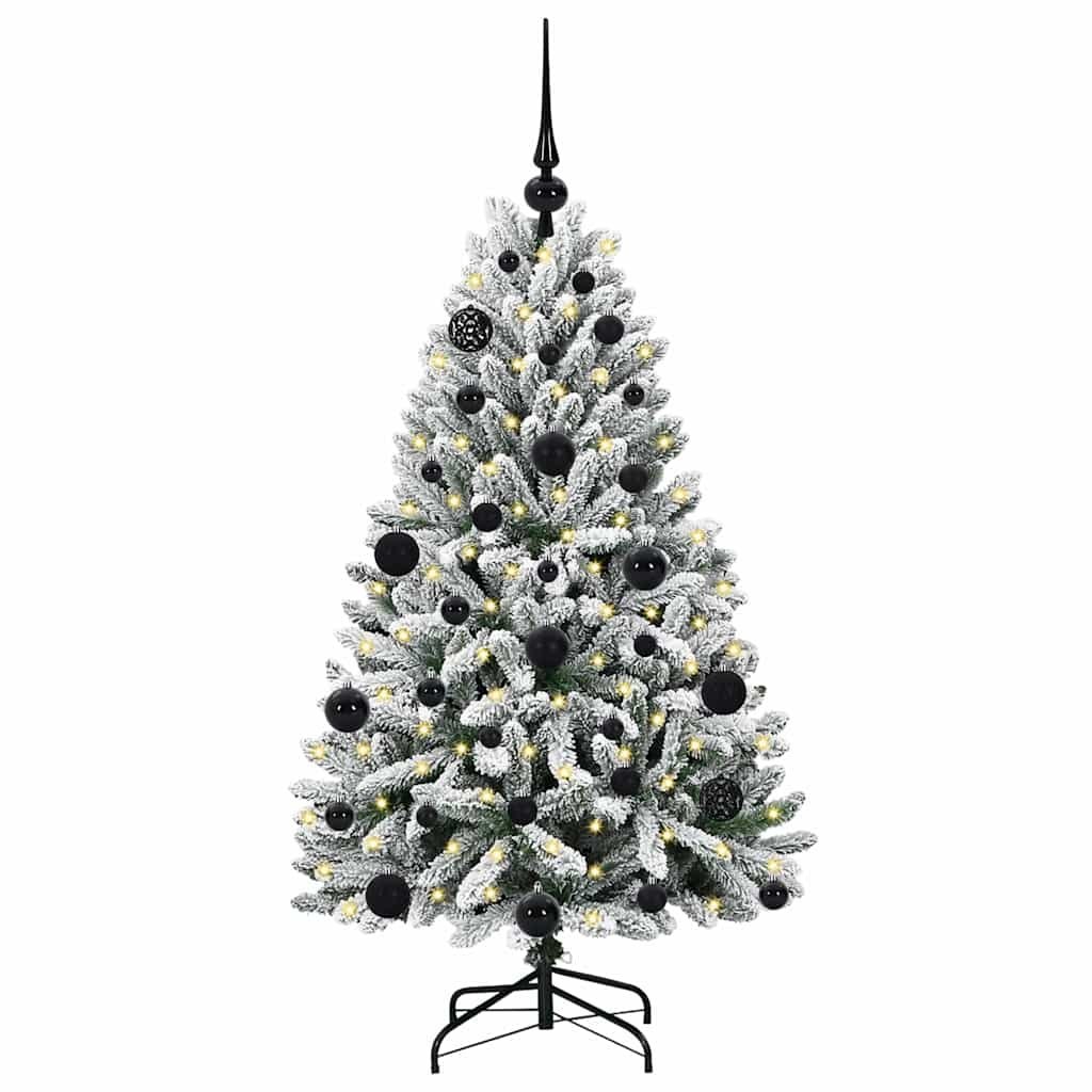Sztuczna choinka 120 cm 150 LED Ciepła biel PVC i stal