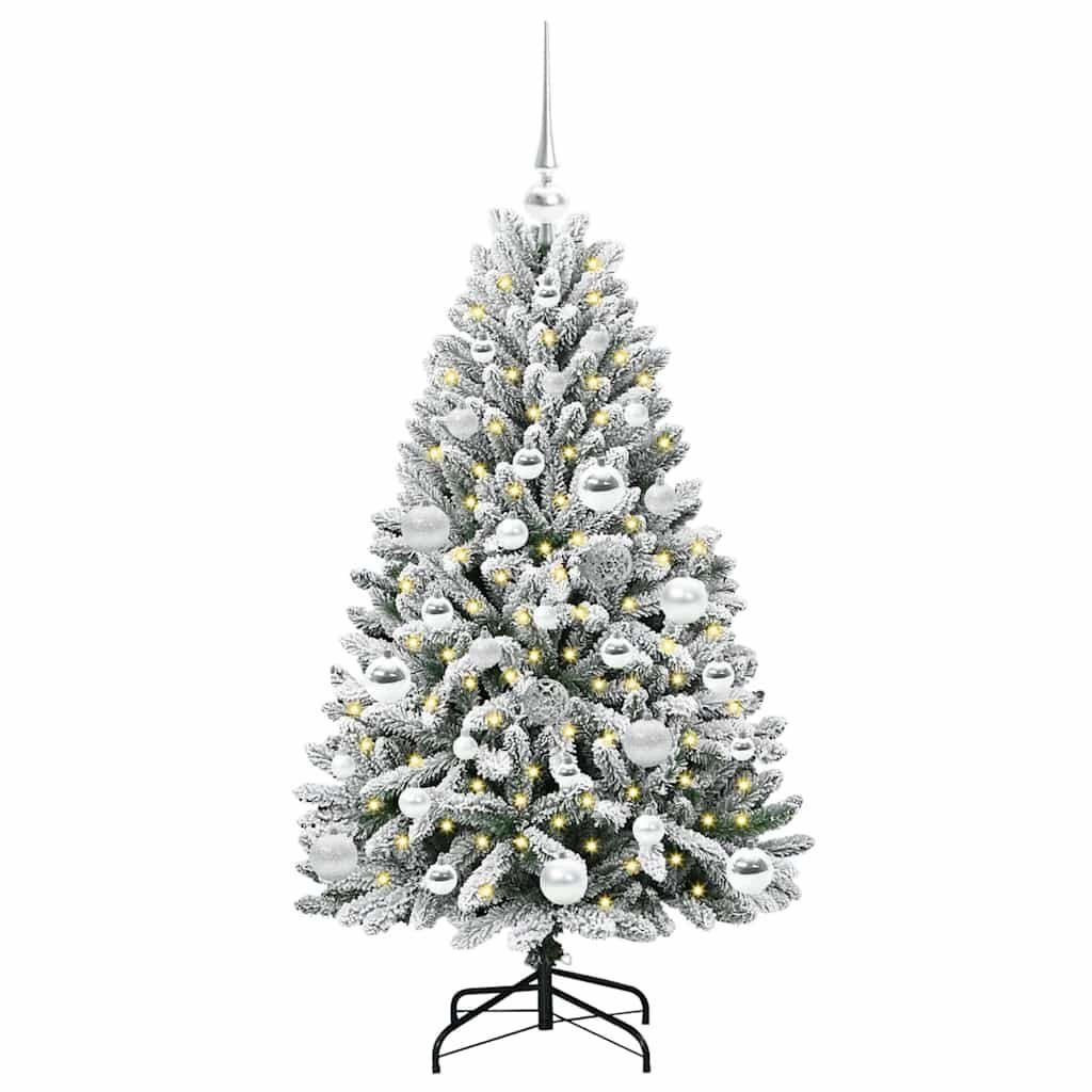 Sztuczna choinka 120 cm 150 LED Ciepła biel PVC i stal