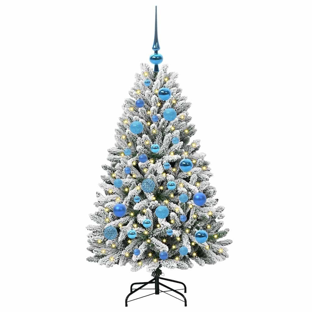 Sztuczna choinka 120 cm 150 LED Ciepła biel PVC i stal