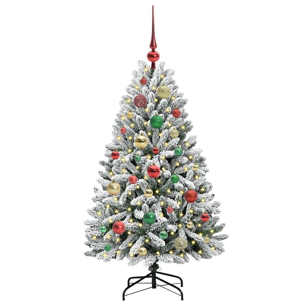 Sztuczna choinka 120 cm 150 LED Ciepła biel PVC i stal