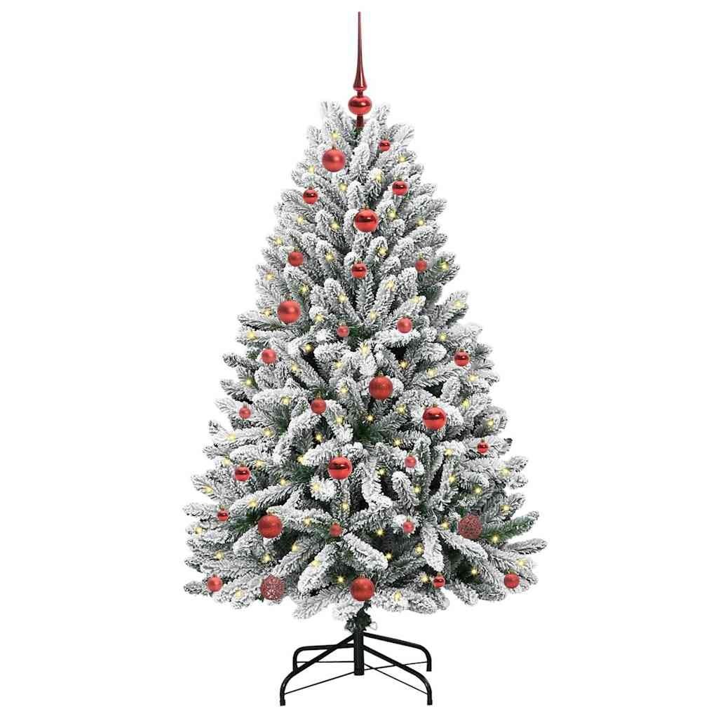 Sztuczna choinka 150 cm 150 LED Ciepła biel PVC i stal