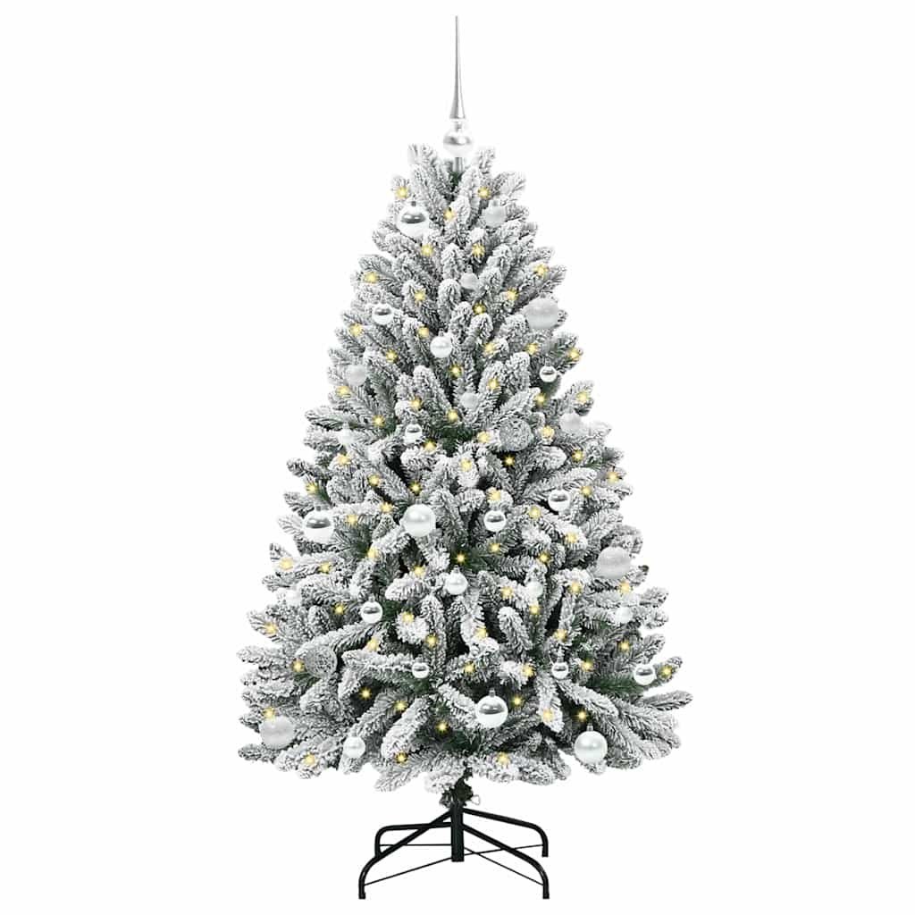 Sztuczna choinka 150 cm 150 LED Ciepła biel PVC i stal