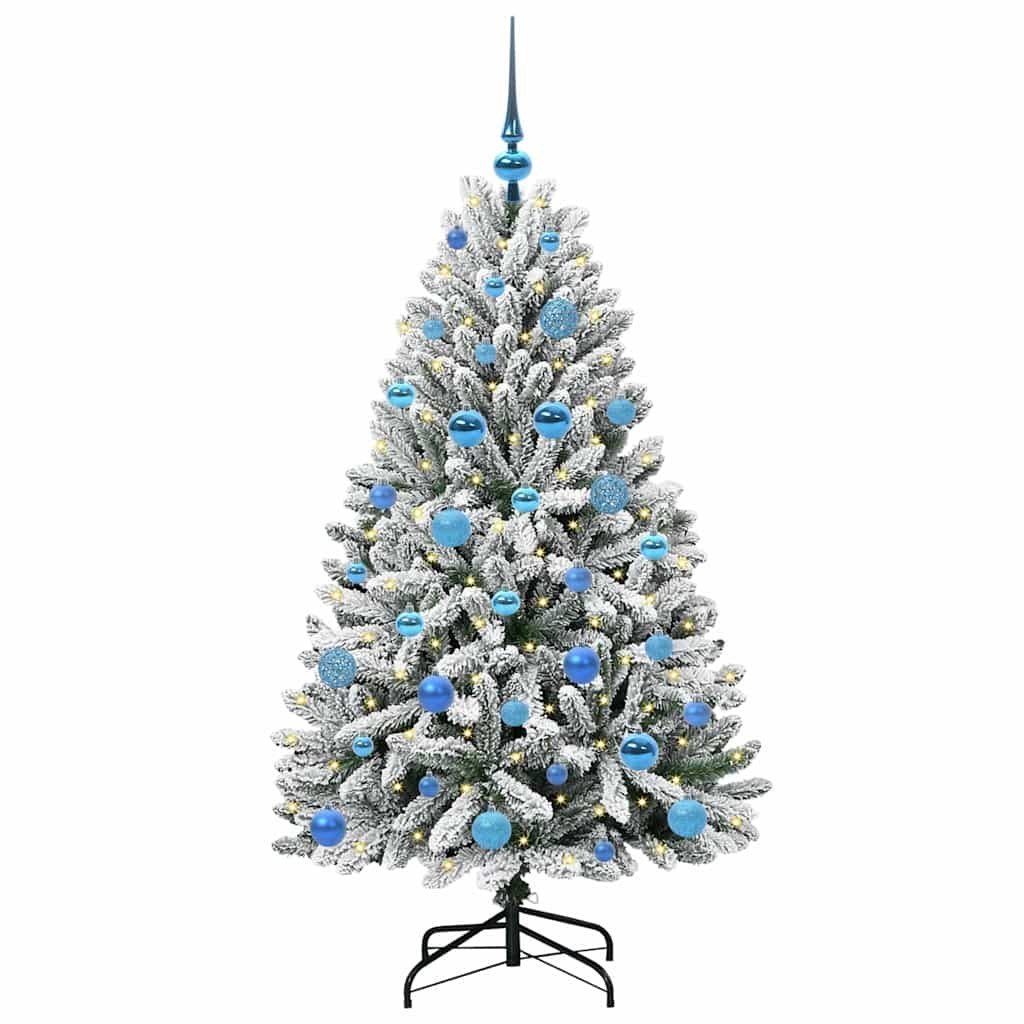 Sztuczna choinka 150 cm 150 LED Ciepła biel PVC i stal
