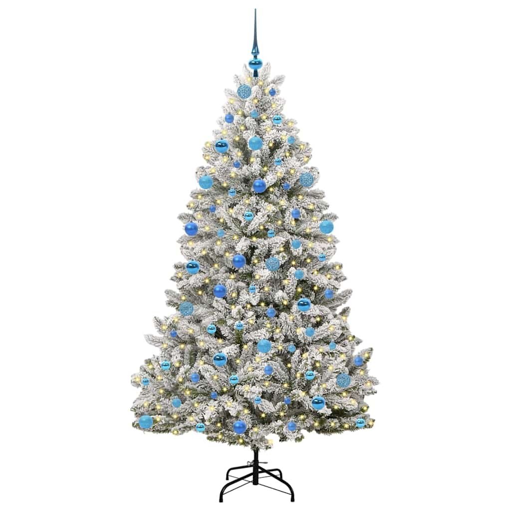 Sztuczna choinka 180 cm 300 LED Ciepła biel PVC i stal