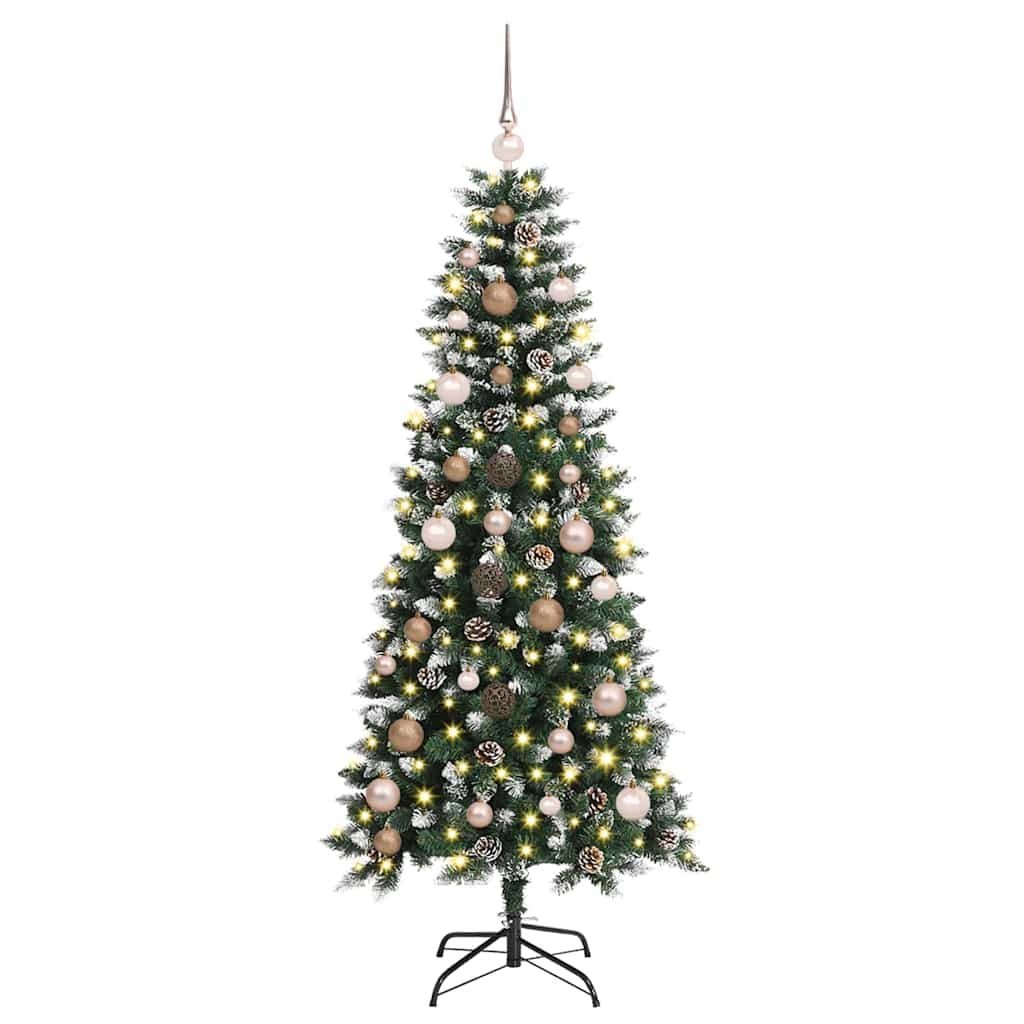 Sztuczna choinka zielony 150 cm PVC, plastik i stal