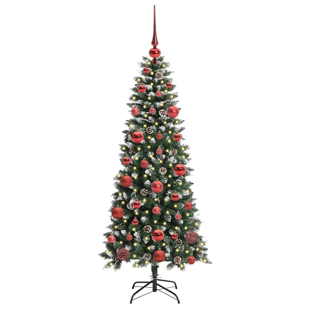 Sztuczna choinka zielony 150 cm PVC, plastik i stal