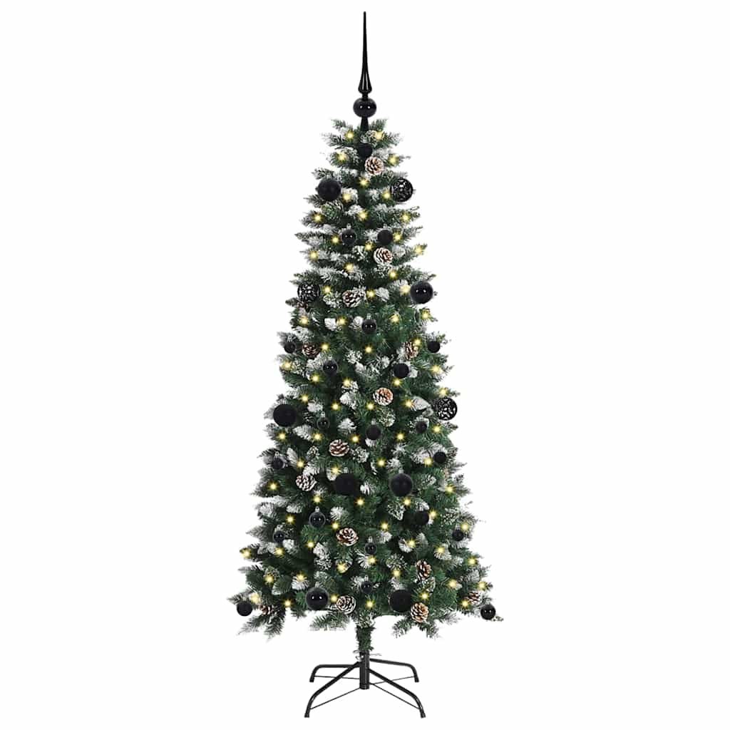 Sztuczna choinka zielony 150 cm PVC, plastik i stal