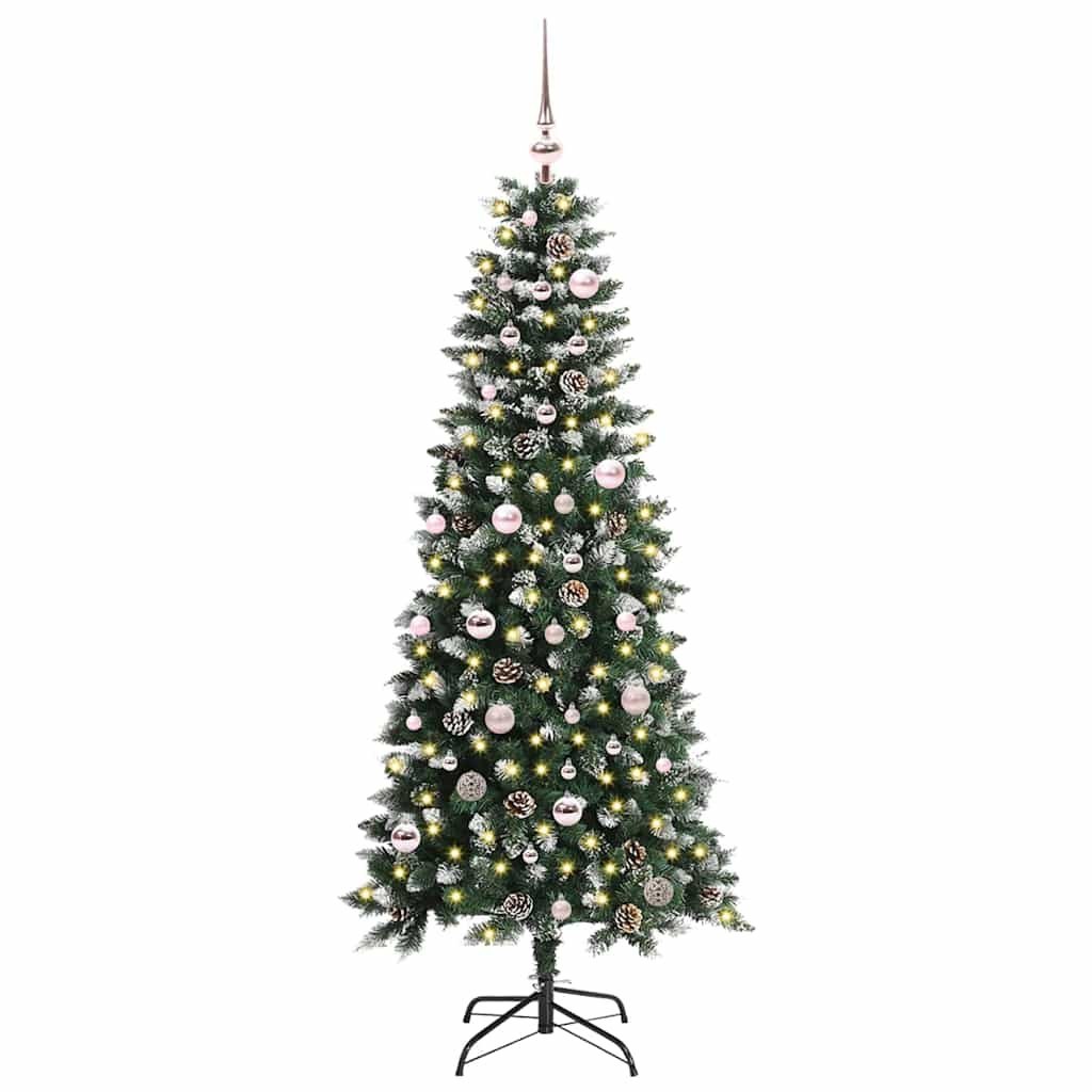 Sztuczna choinka zielony 150 cm PVC, plastik i stal