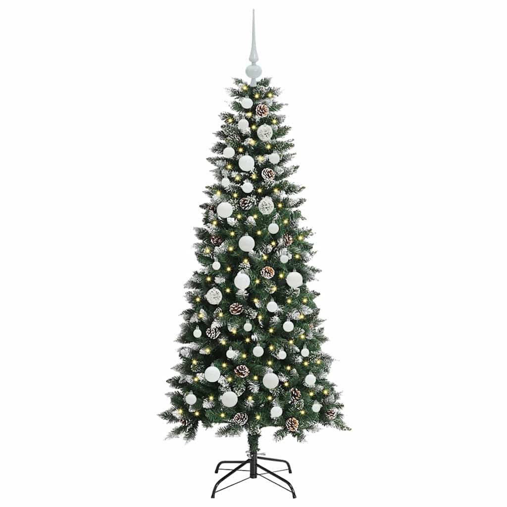 Sztuczna choinka zielony 150 cm PVC, plastik i stal