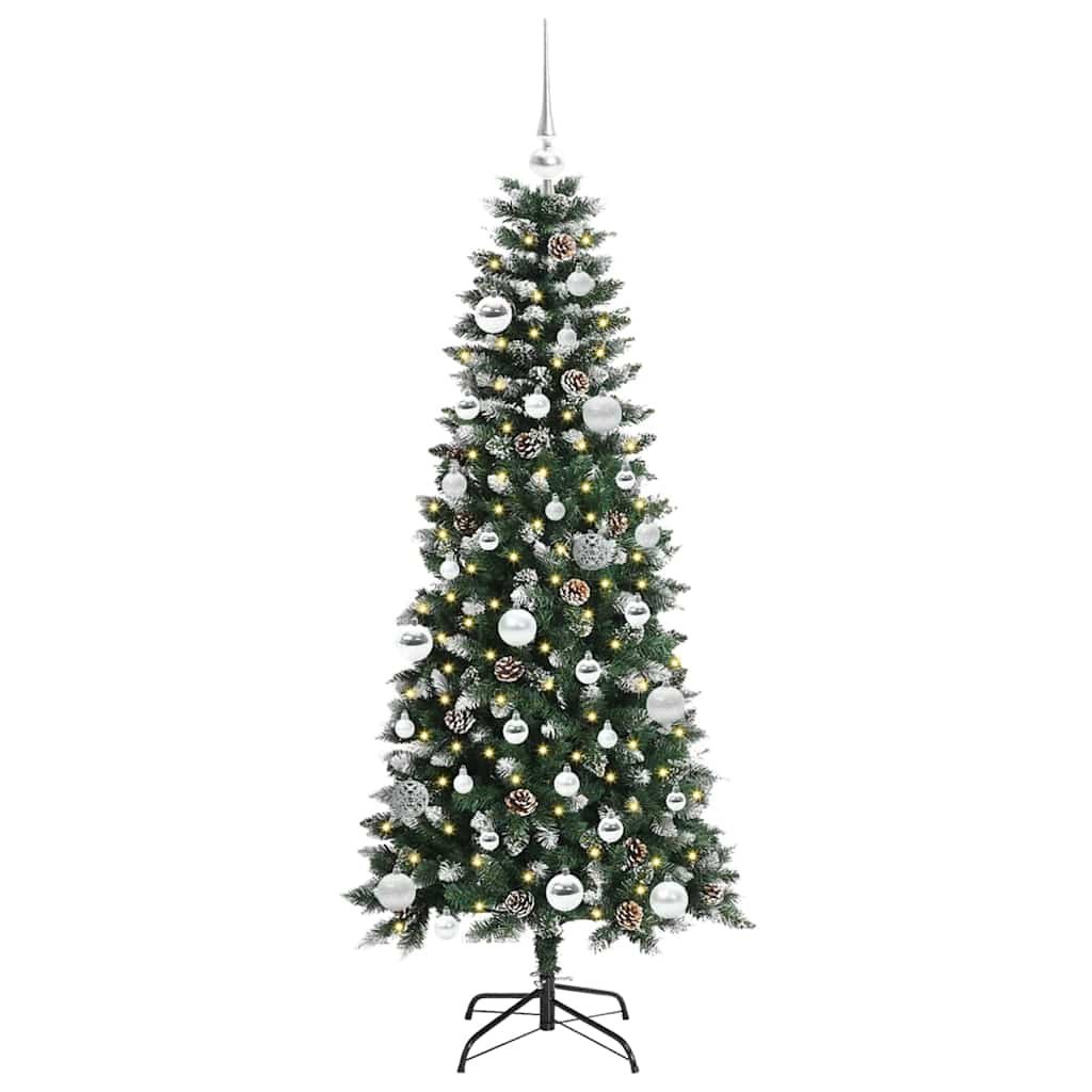 Sztuczna choinka zielony 150 cm PVC, plastik i stal